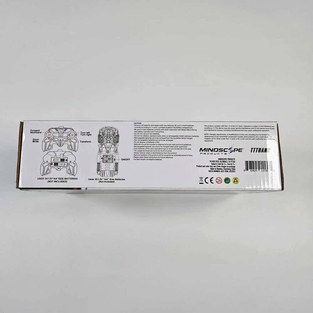 NEW Remote Control Transformer Car Silver‎ Mindscope products Turbo Robot